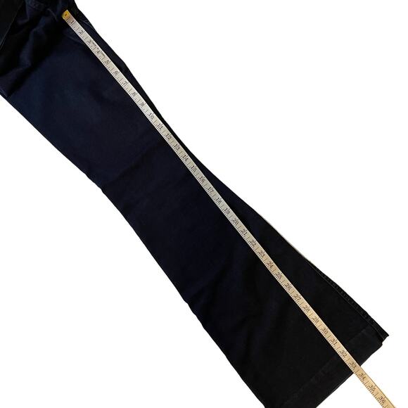 Armani Exchange High Waist Flared Dark Wash Blue Denim Jeans Size 2 - Picture 13 of 14